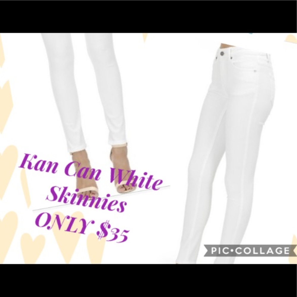 KANCAN WHITE SKINNIES**AT $35 THE PRICE IS FIRM!